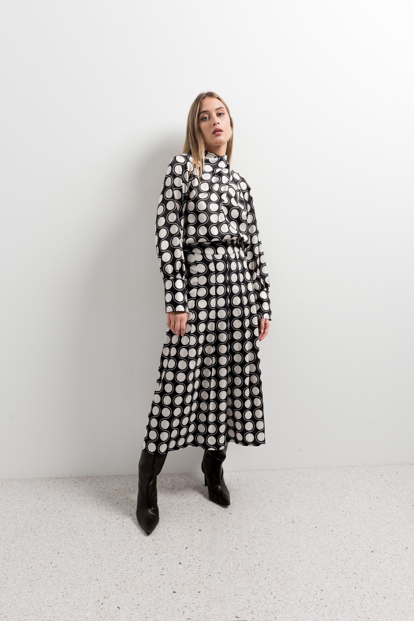 SAIA MIDI ESTAMPADA
