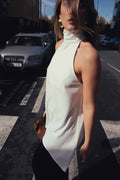 TOP COM DECOTE HALTER
