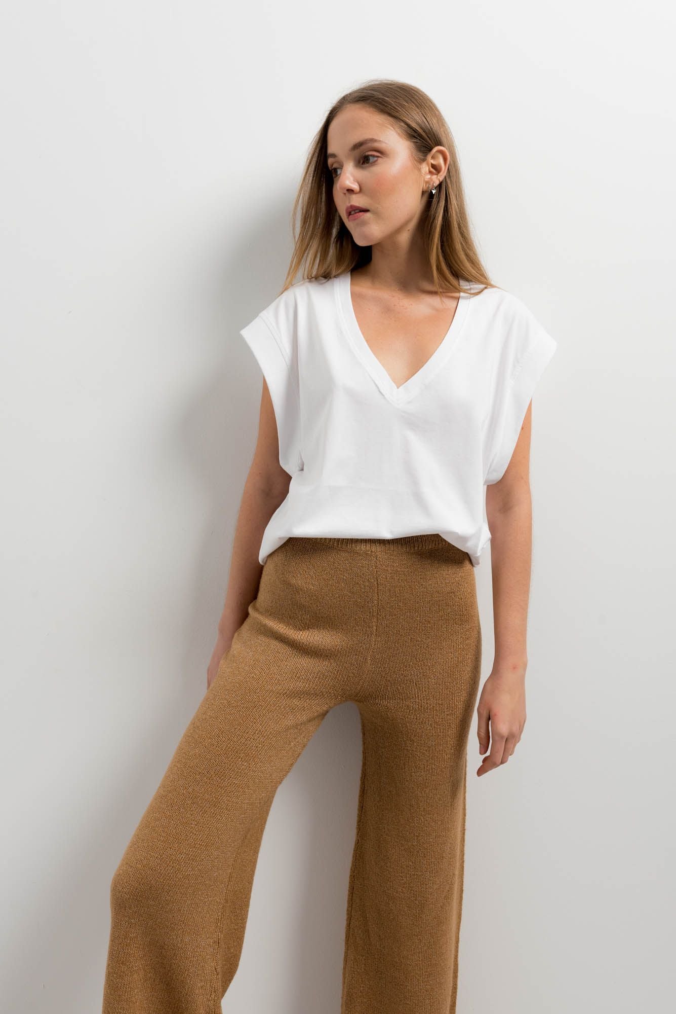 CALÇAS DE MALHA LARGAS