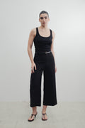 CALÇA CULOTTE COM CINTO