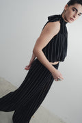 CONJUNTO CALÇA E TOP LISTRADO BUMPER