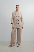 BLAZER ACETINADO CRUZADO