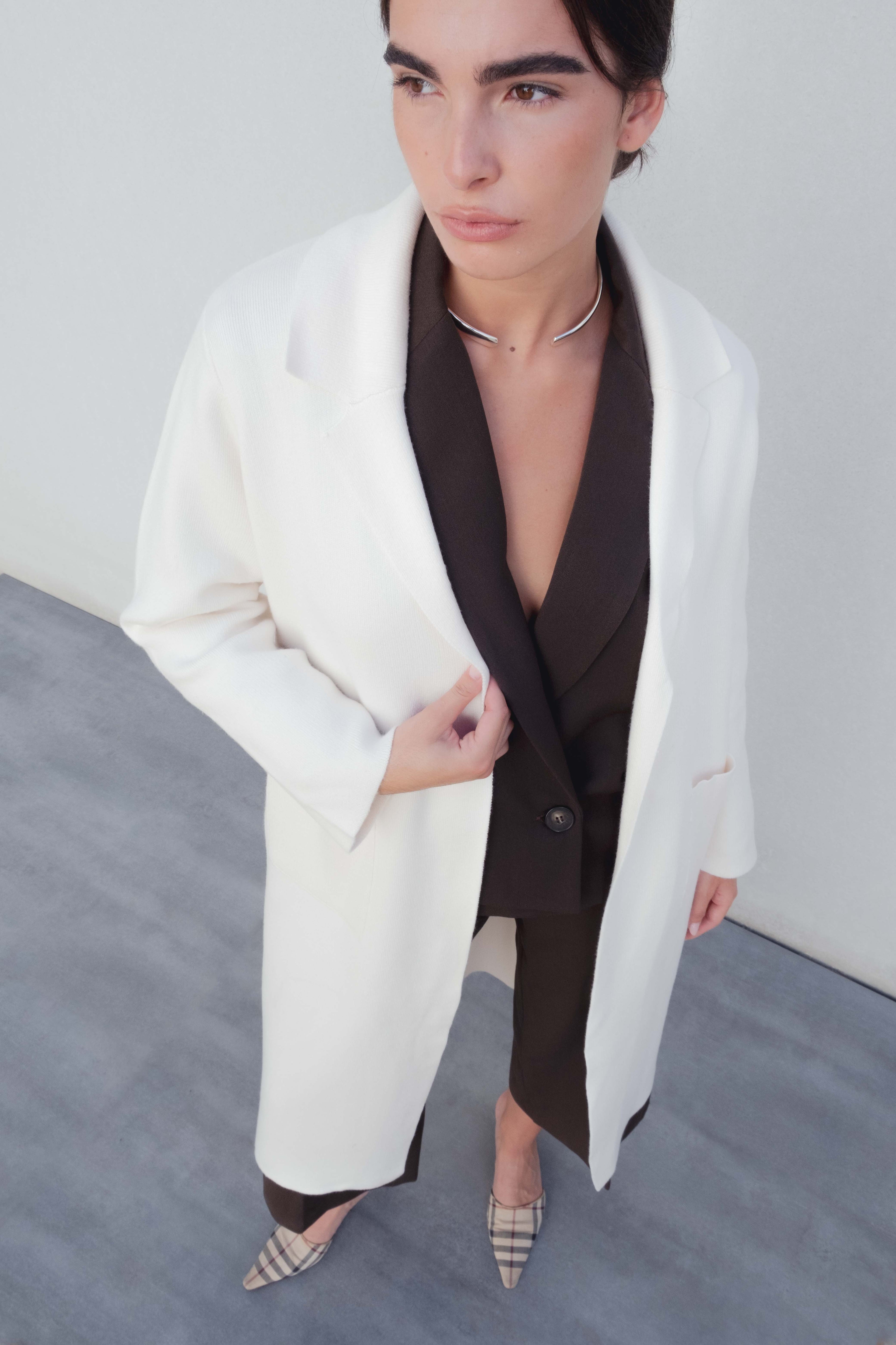 CASACO OVERSIZE DE MALHA