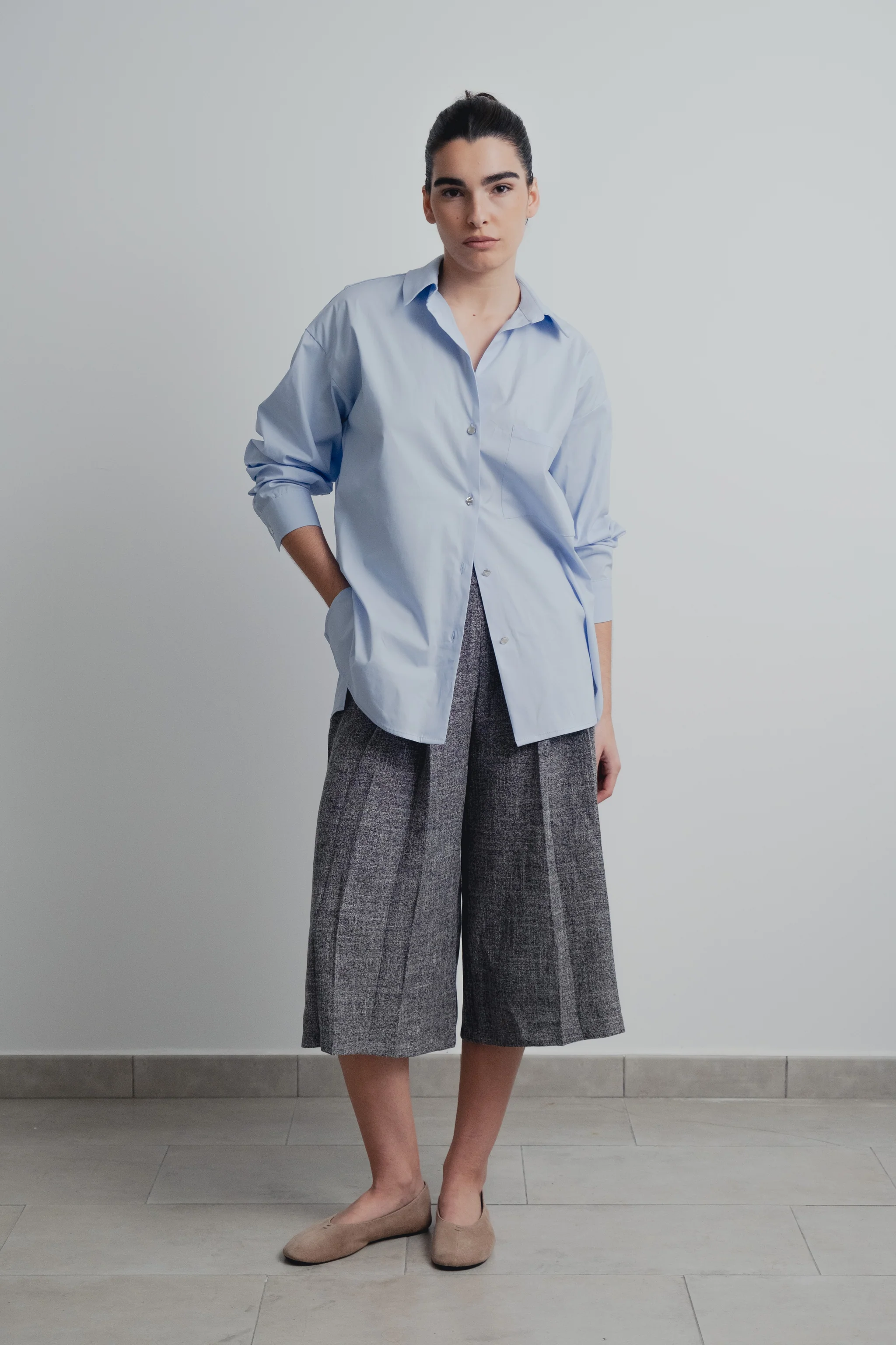CAMISA DE POPELINE OVERSIZED