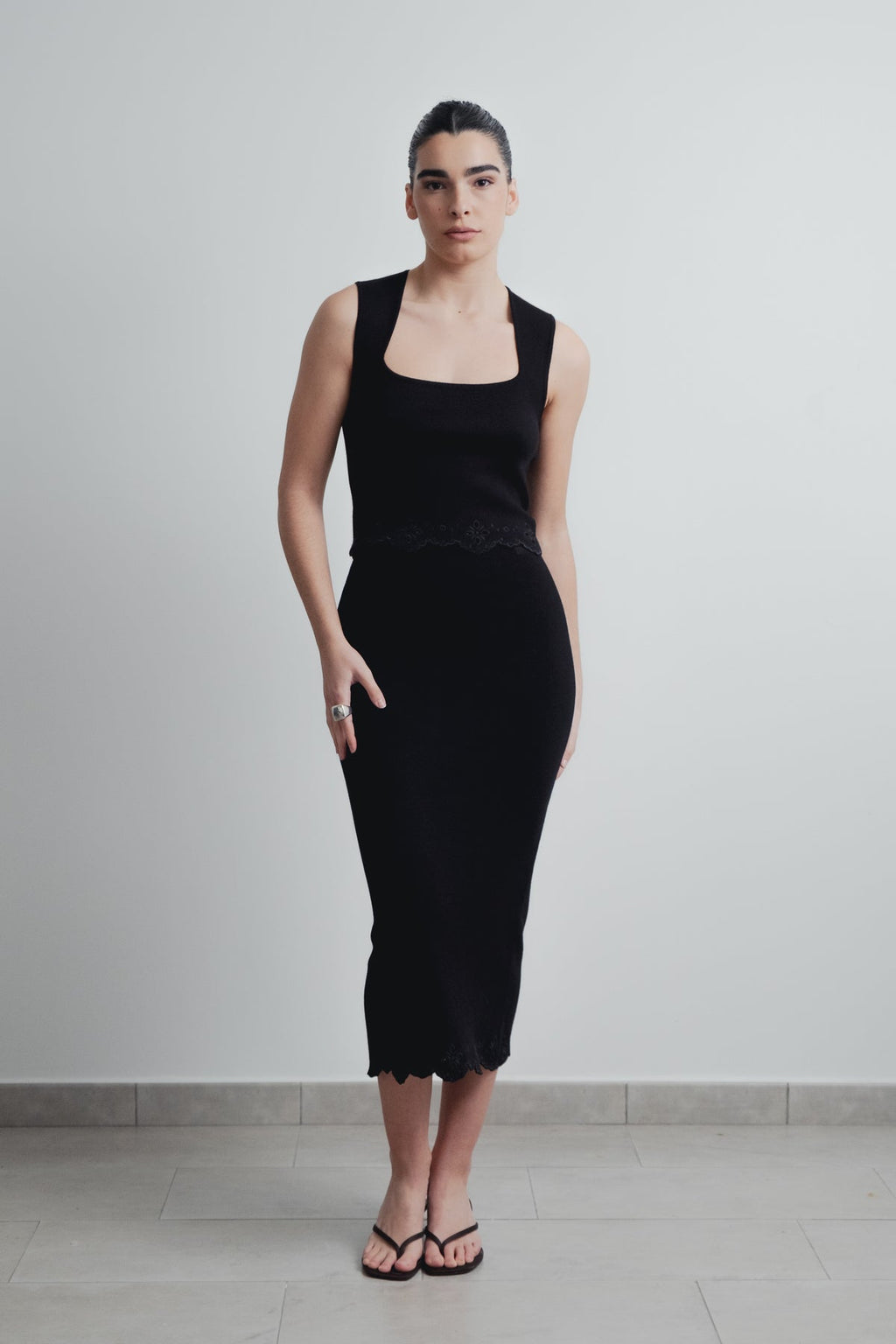 CONJUNTO DE MALHA - TOP E SAIA