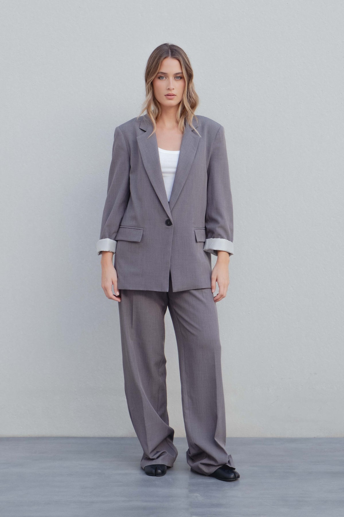 BLAZER COM PUNHO ESTAMPADO