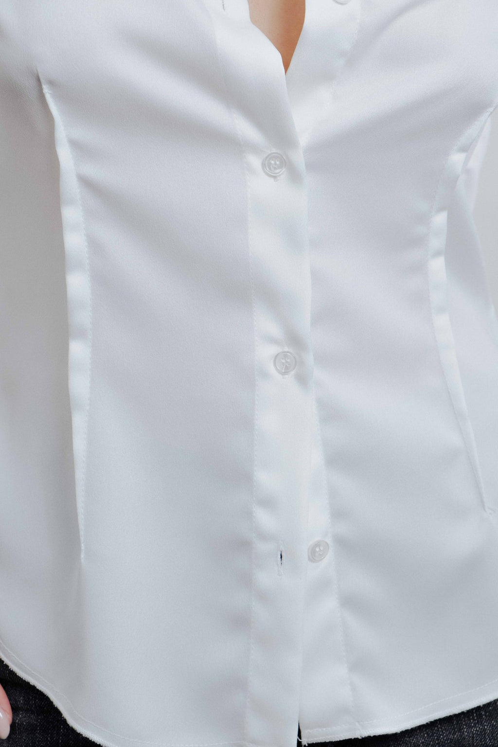 CAMISA CINTADA COM PREGAS