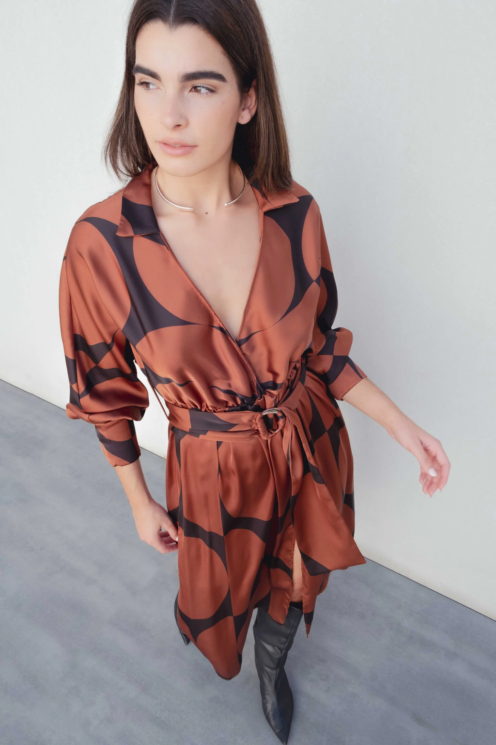 VESTIDO ESTAMPADO GEOMÉTRICO
